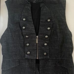 Vintage Forever 21 dark gray vest